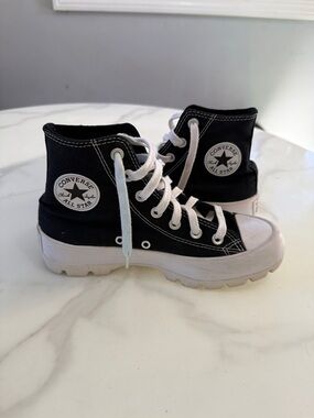 Converse Black and White High-Top Sneakers
